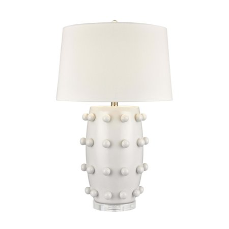ELK HOME Torny 28'' High 1-Light Table Lamp - White H0019-9501